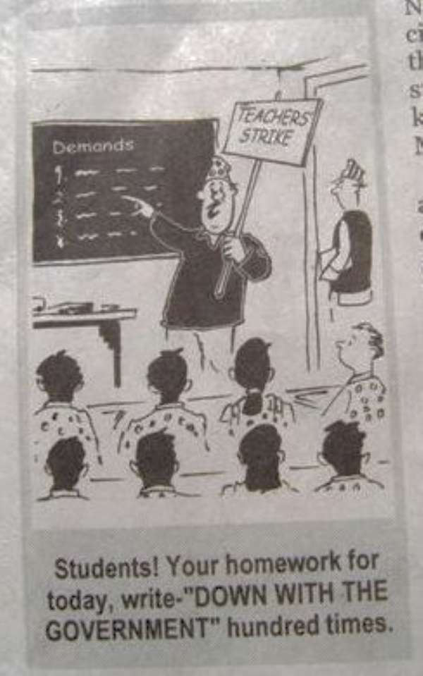 Striking teachers to forfeit November salaries if...